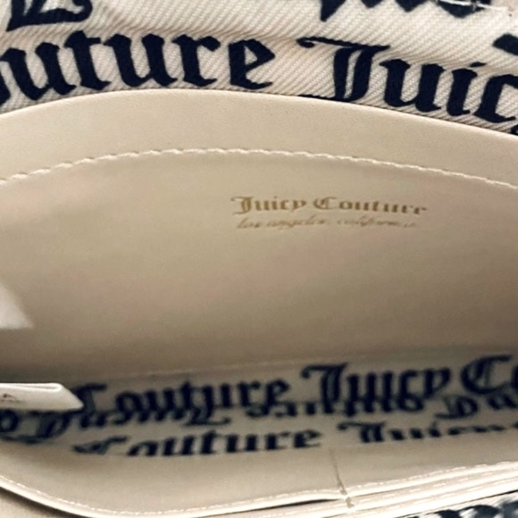 Juicy Couture Taffy Crowns Fit Pink Gold Logo Wristlet Wallet NWT - Picture 7 of 8